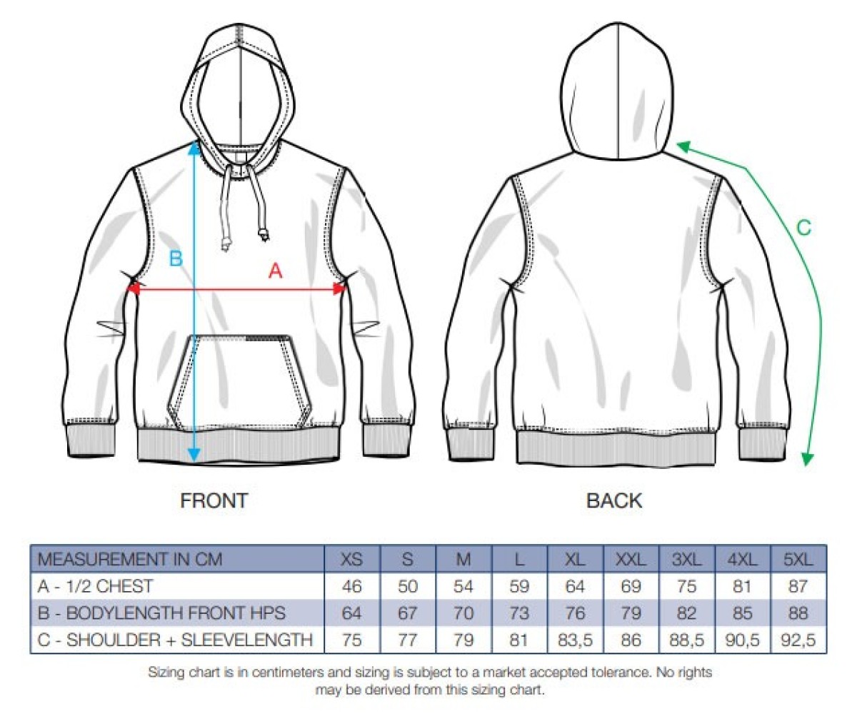 scala hoodie groen