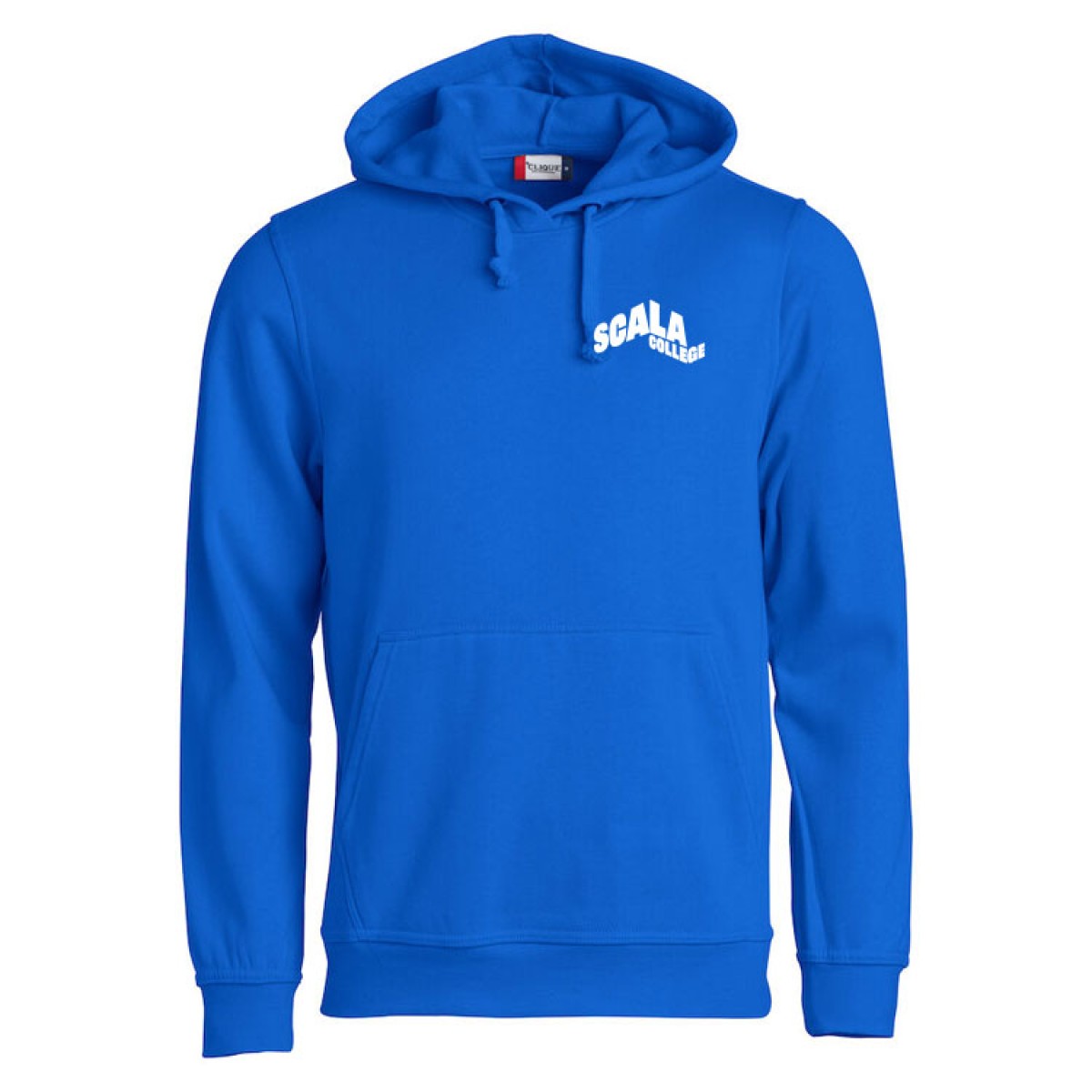 scala logo hoodie kobalt blauw