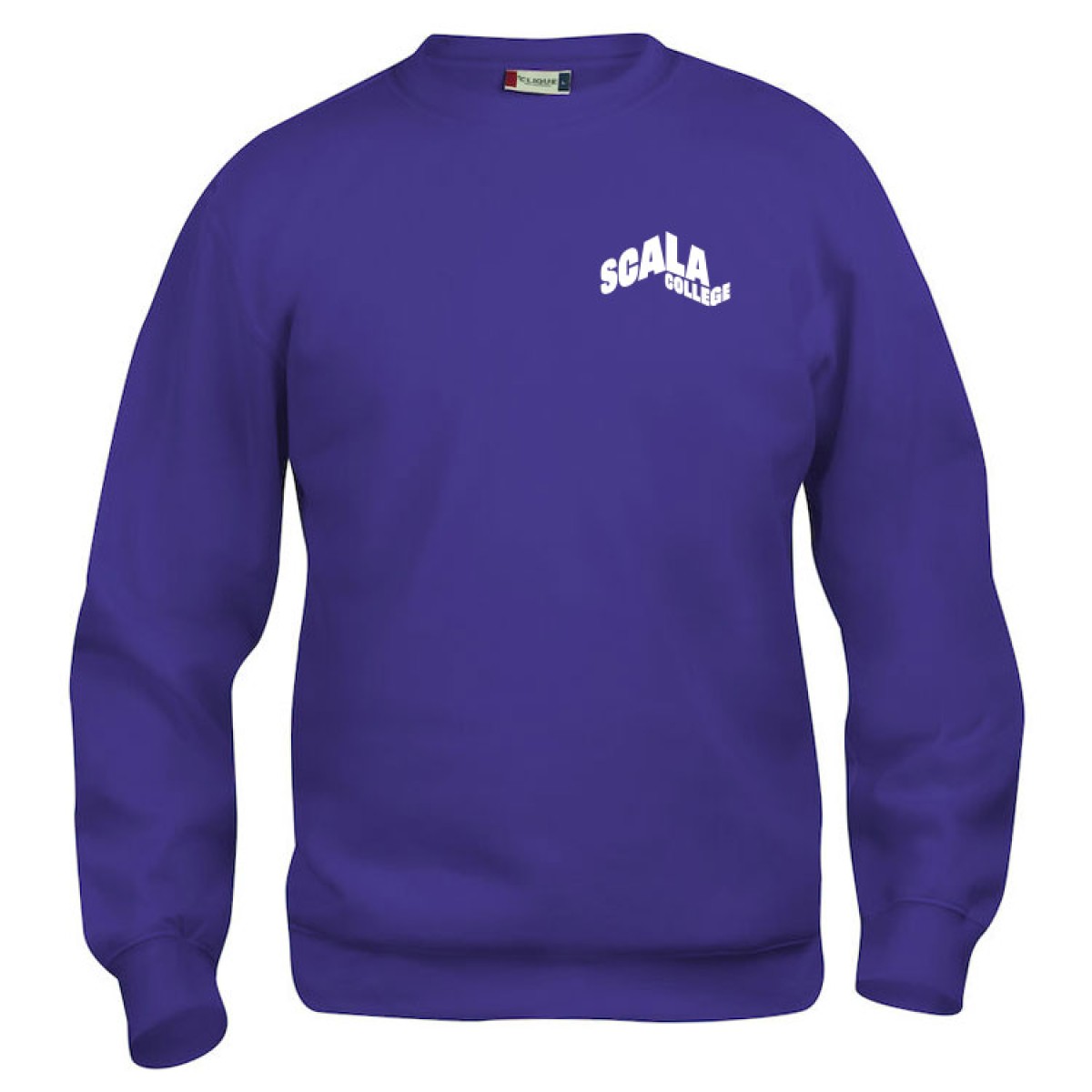 scala logo sweater paars