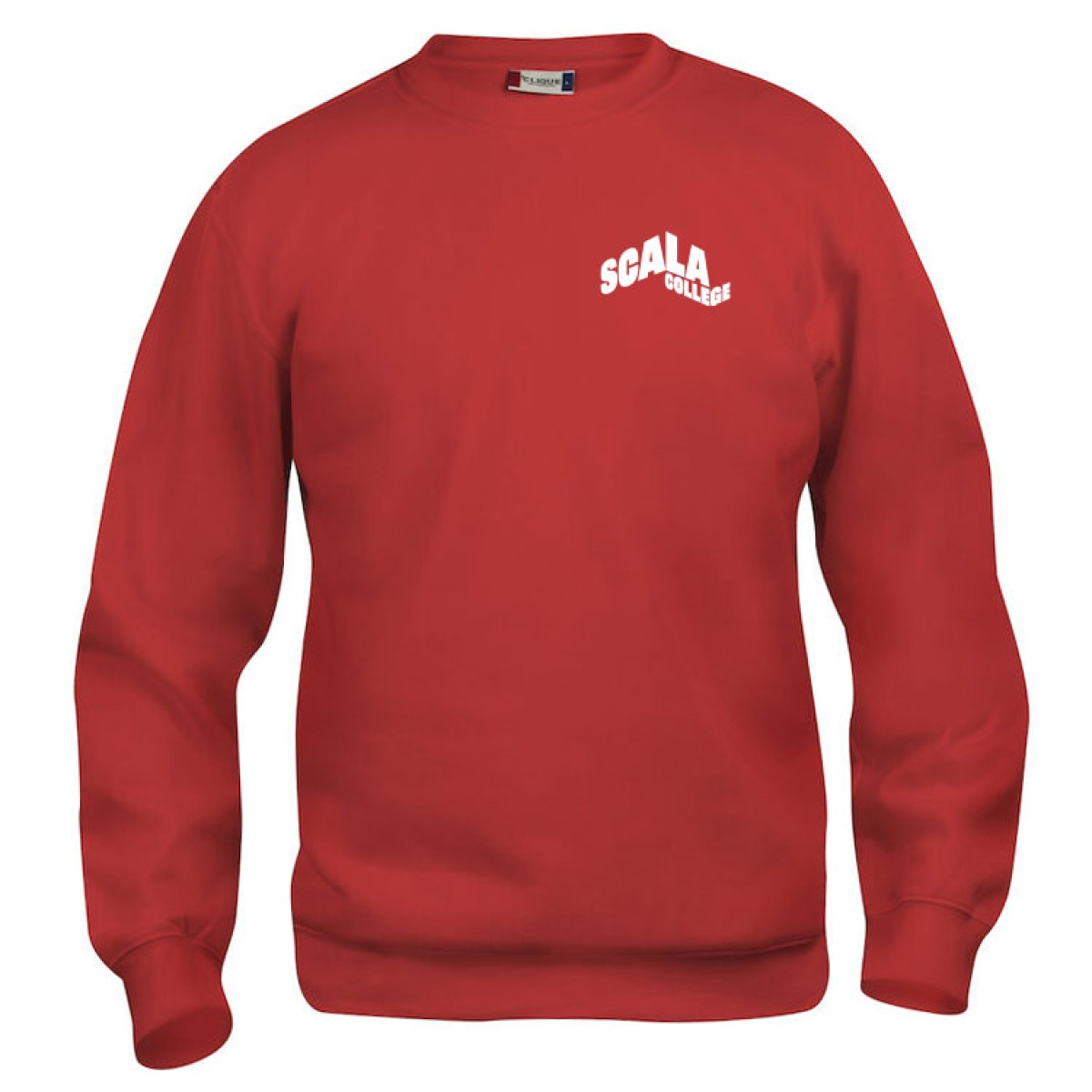 scala logo sweater rood