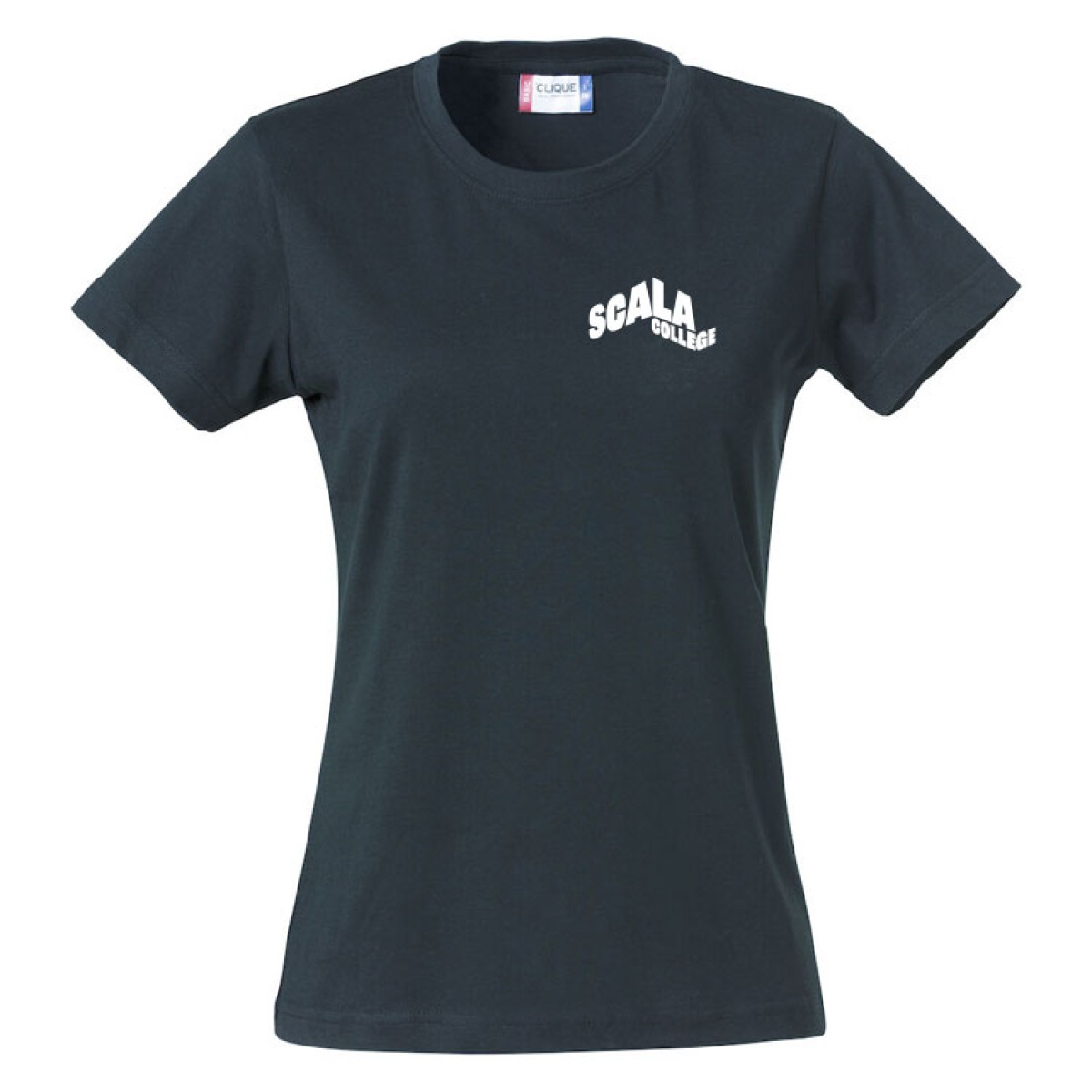 Scala Logo T-shirt Dames Donkerblauw