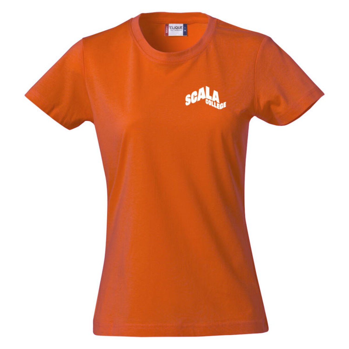 Scala Logo T-shirt Dames Oranje