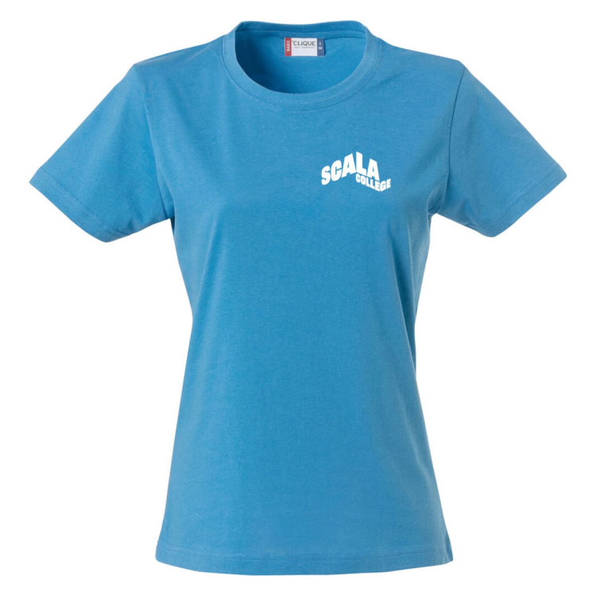 Scala Logo T-shirt Dames Turquoise