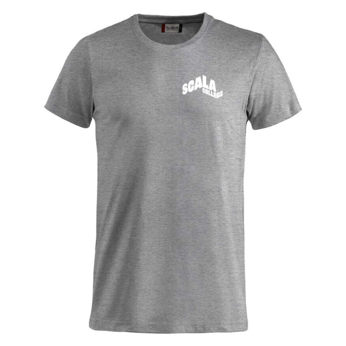 Scala Logo T-shirt Unisex Grijsmelange