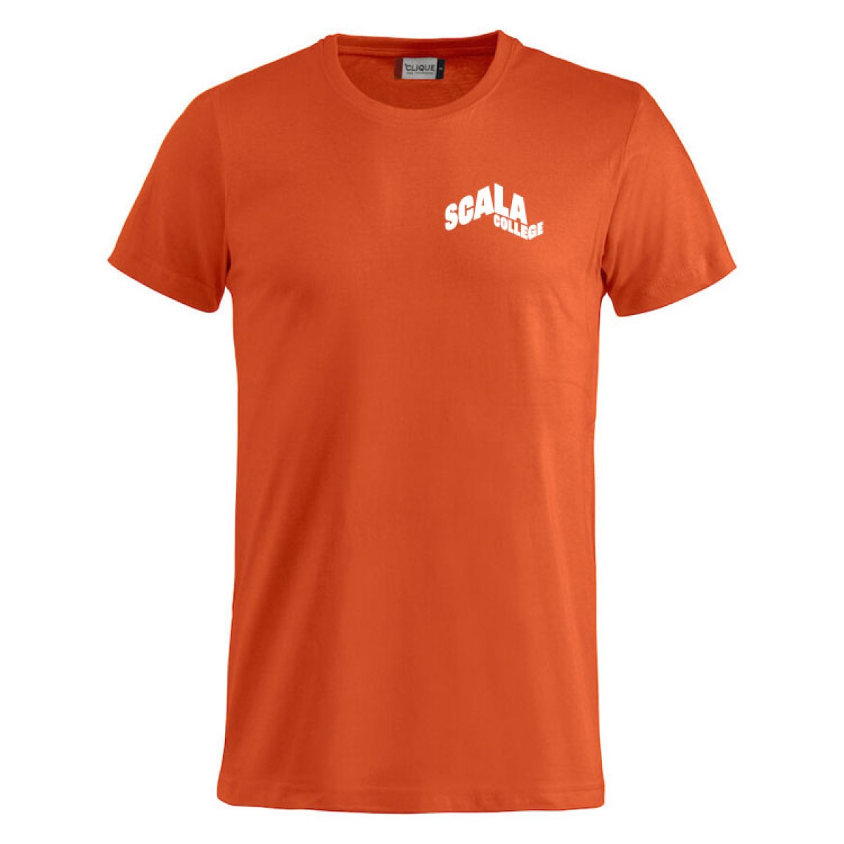 Scala Logo T-shirt Unisex Oranje