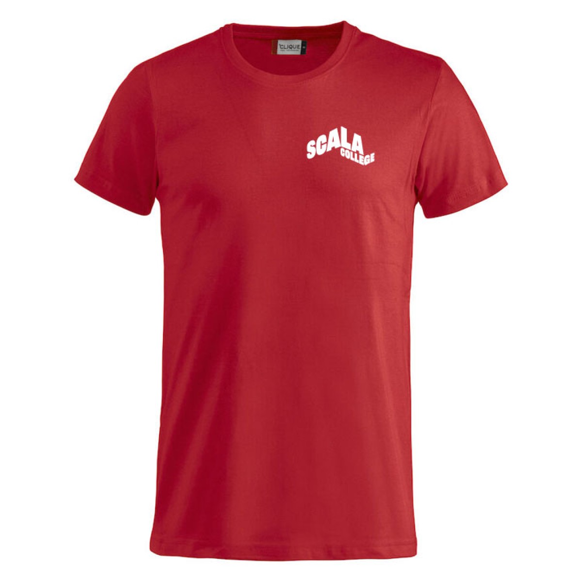 scala logo tshirt unisex rood