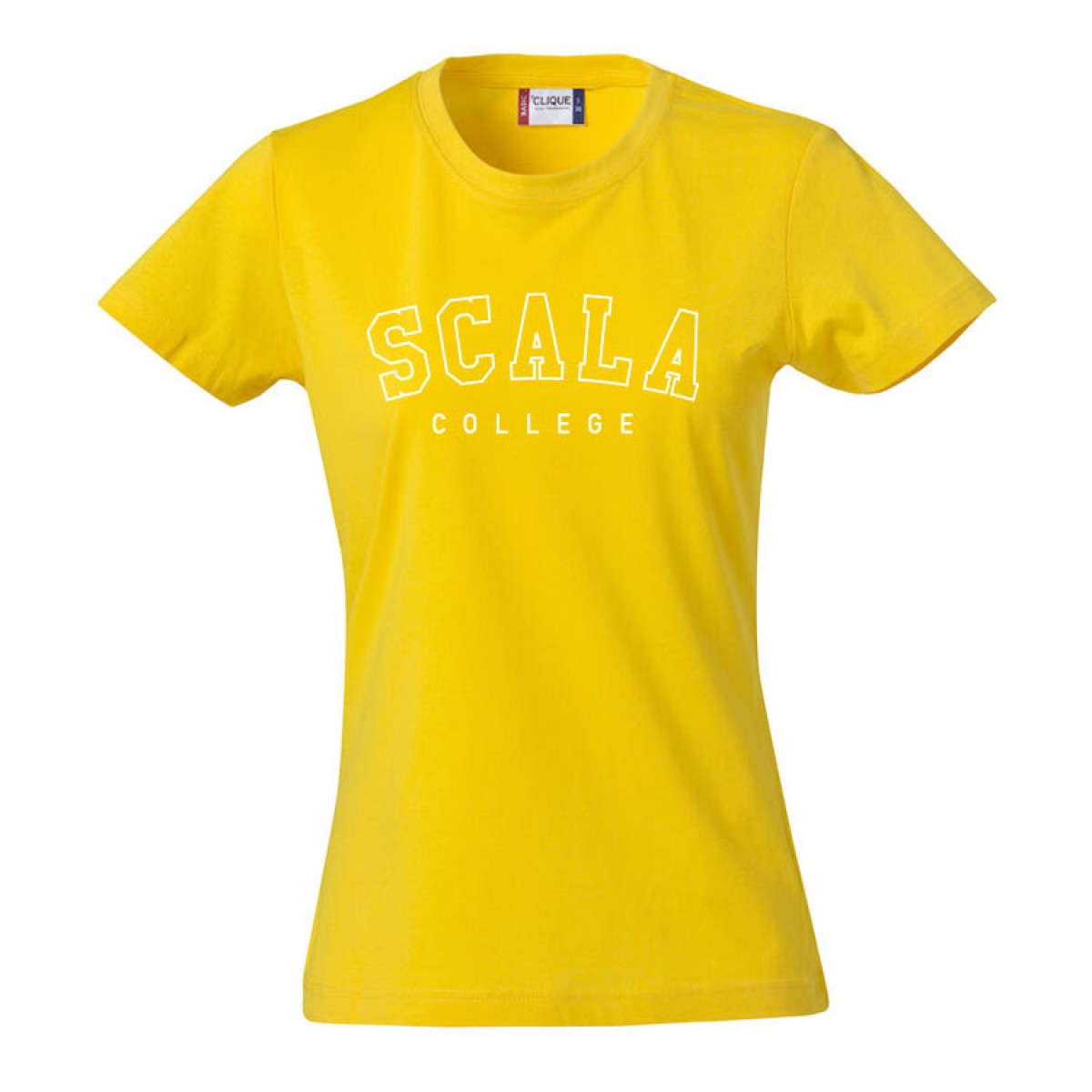 scala tshirt dames geel