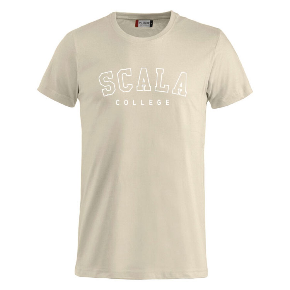 scala tshirt unisex beige