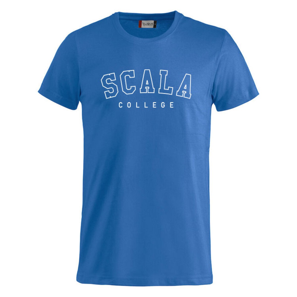 Scala T-shirt Unisex Kobalt Blauw