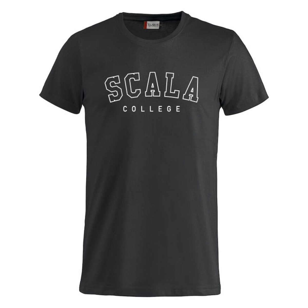 Scala T-shirt Unisex Zwart